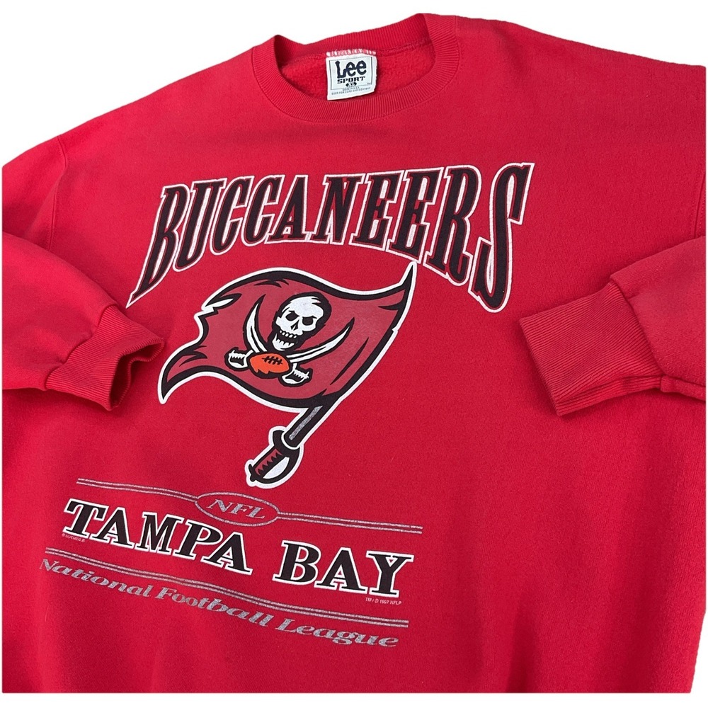 Lee Sport Tampa Bay Buccaneers NFL Crewneck Sweatshirt USA Mens XL 90s Vintage